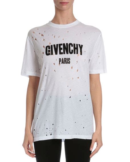 givenchy fake shirts|givenchy distressed t shirt.